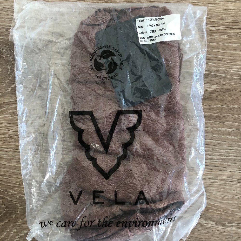 Vela Deep Taupe Modal (New) in double size